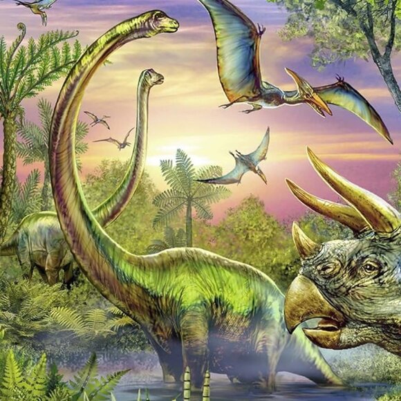 Ravensburger Frame Puzzles - Dinosaurs at Dawn (45 pc Puzzle) New Sealed Age 4+ - Picture 3 of 16